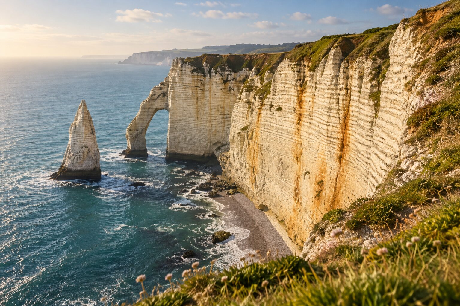 Falaise d'Aval, Étretat, France