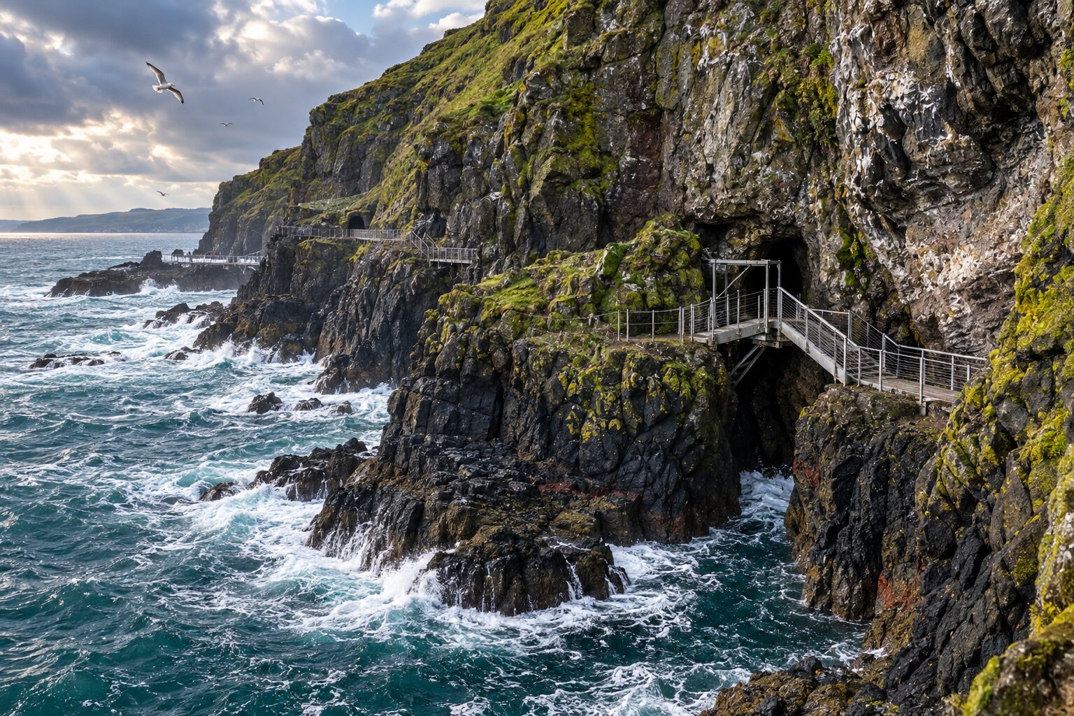 The Gobbins Cliff Path, Northern Ireland