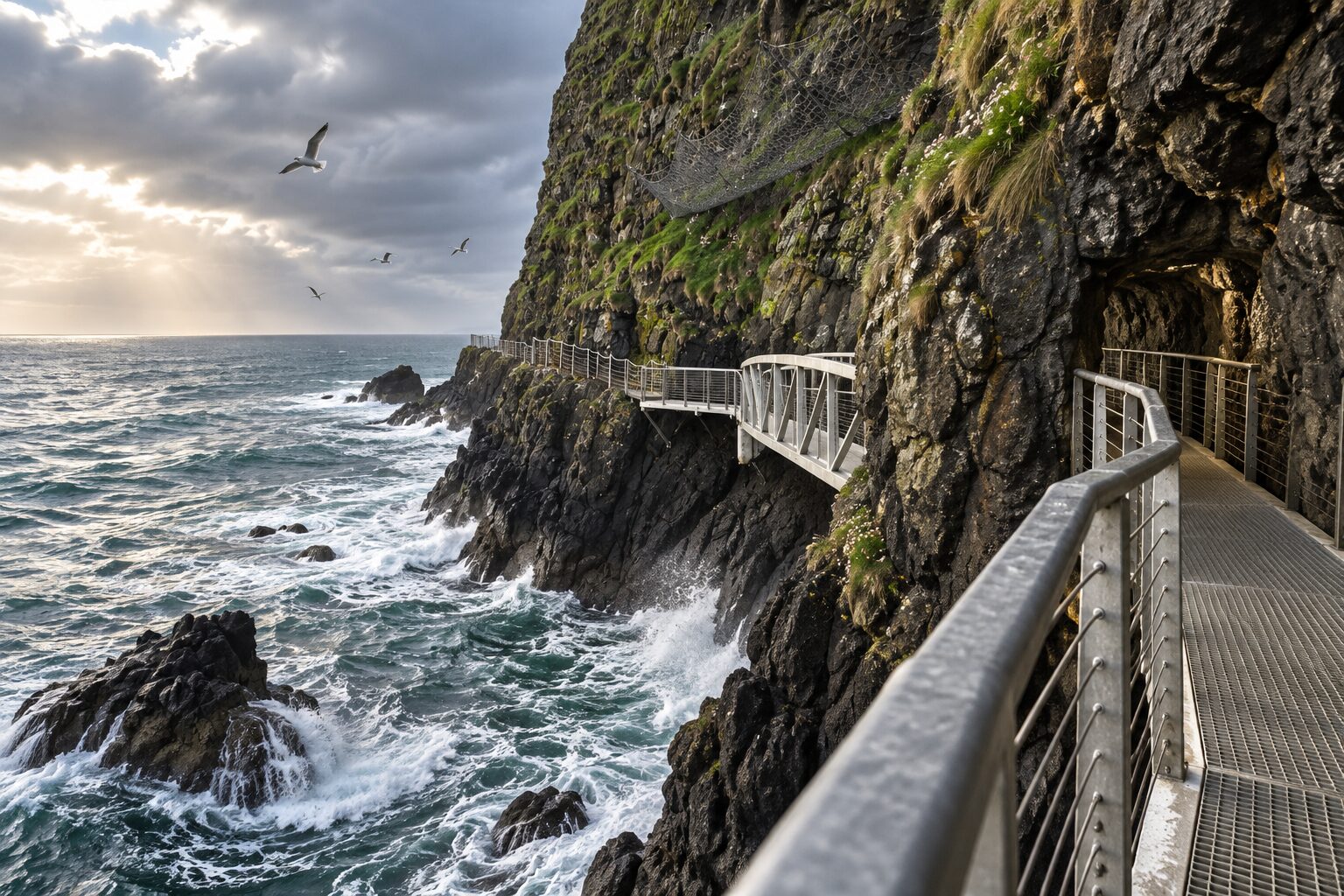 The Gobbins Cliff Path, Northern Ireland